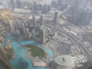 BUCHE MEER Dubai Blick von Bur Al Khalifa