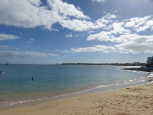 BUCHE MEER Fuerteventura Stadt Strand