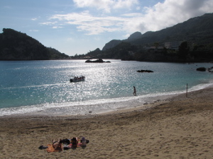 BUCHE MEER Korfu Paleokastritsa Strand