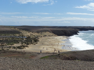 BUCHE MEER Lanzarote Papagayo Strand