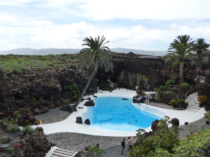 BUCHE MEER Lanzarote Jameos del Aqua