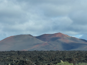 BUCHE MEER Lanzarote Feuerberge