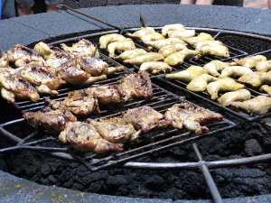 BUCHE MEER Lanzarote Grillen mit Erdwärmek