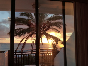 BUCHE MEER Lanzarote Hotel Sandos Papagayos Meerblick Sonnenuntergang