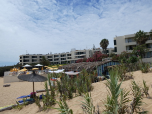 BUCHE MEER Porto Santo Hotel von Strandseite