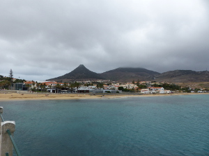 BUCHE MEER Porto Santo Stadt Promenade