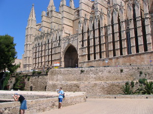 BUCHE MEER Mallorca Palma Kathedrale