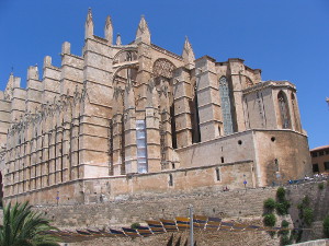 BUCHE MEER Mallorca Palma Kathedrale