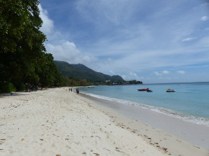 BUCHE MEER Seychellen Beau Vallon Strand