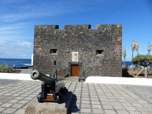 BUCHE MEER Teneriffa Puerto de la Cruz Castillo San Felipe