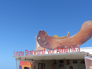 BUCHE MEER Portugal Algarve letzte Bratwurst vor Amerika