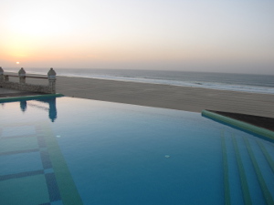 BUCHE MEER Iberostar Boa Vista Abendstimmung am Pool