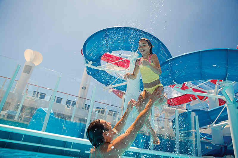 BUCHE MEER SEE Spass im Aquapark © Norwegian Cruise Line